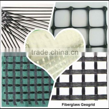 warp knitted polyester geogrid mesh 100/100kN/m with CE certificate