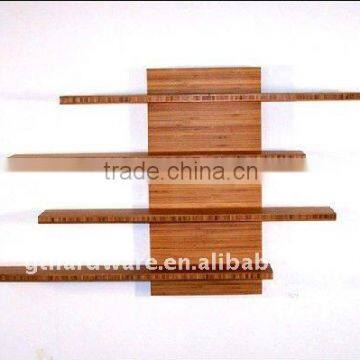 Wood wall shelves