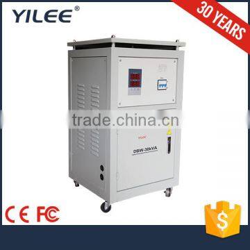 30KVA Compensated Servo Moto Voltage Regulator / Stabilizer