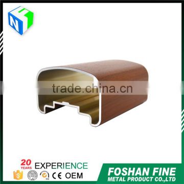 Alibaba china high Precision wood grain foshan aluminium profile