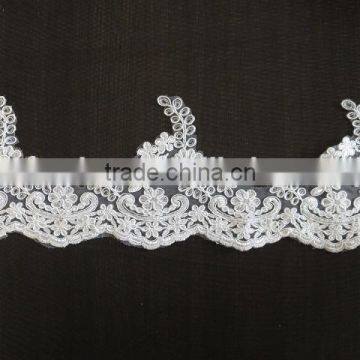 2015 China bridal lace white design wholesale