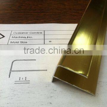 Baguette Aluminium Ceramic/Wall/floor Tile Trim Strip,flexible Marble Edge Aluminium Tile Trim Profile for Algeria Market photo-2