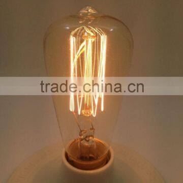 Plastic ST58 antique lamp edison bulb, antique wall light