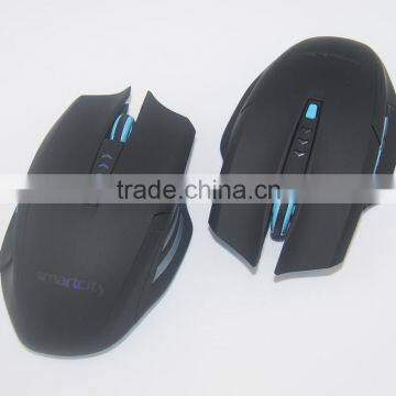 6 BUTTON PC USB OPTICAL WIRELESS GAMING MOUSE 2.4GHZ