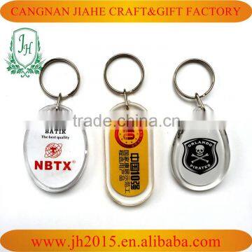 promotional photo frame keychain cheap keyring wholesale clear custom acrylic keyring