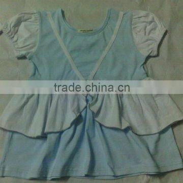 Unique Fun Kids Girls t Shirt Flutter Sleeves t Shirt Kids Wholesale photo-5