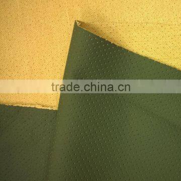 Hot Sales Breathable PU Leather Car Seat Fabric photo-2