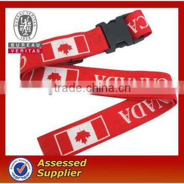 custom heat-transfer strong luggage webbing/belt/starp/lanyard