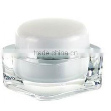 acrylic airless cream jar plastic empty jar for face cream