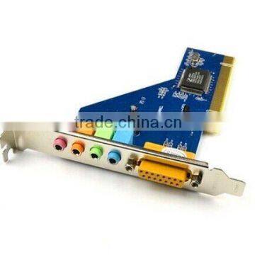 CMI8738 PCI sound card 4 channel L size PCI game port card