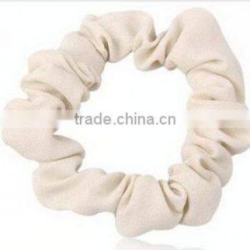 fancy elegant of white scrunchies hair accessories for long hair