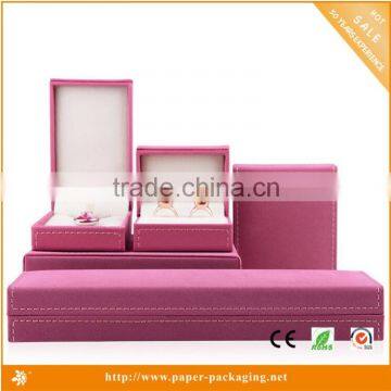 Plastic model best seller red color jewelry ring box