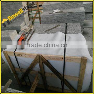 Cut to size tile slabs China luna pearl granite Bullnose tile steps