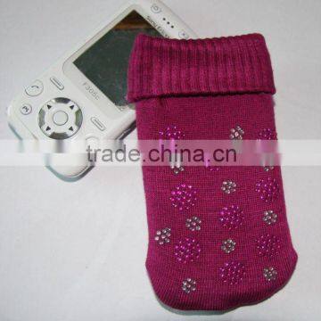 diamond mobile phone socks