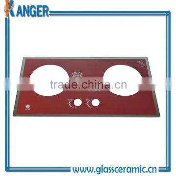 Kanger Printed With Holes Tempered Gas Stove Glass Panel photo-2