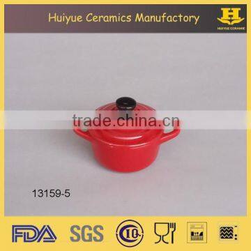 mini ceramic casserole, cocotte