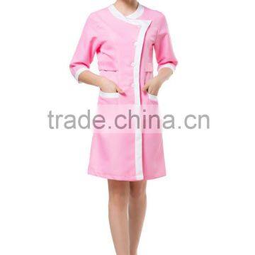 Wholesale Workwear Summer Pink Nurse Doctor Female Dress