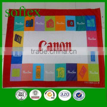 wholesale china factory 100% cotton custom printed advertising towels