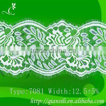 Nylon Spandex Eyelash Lace, Nylon Lycra Eyelash Lace, Nylon Lycra/Elastic Stretched Eyelash/Fringe Lace