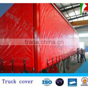 Vinyl coated pvc tarpaulin for truck cover