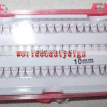 synthetic hair flare eyelash extension with/without knot