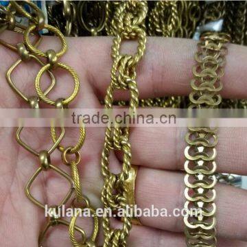 Manufacturer Top Selling Eco-friendly Brass Chain Jewelry Chain Vintage Brass Chain