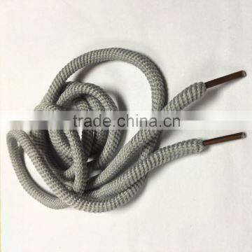 Popular Custom Material Boot Lace Cheap Round Plastic Clips Shoelace