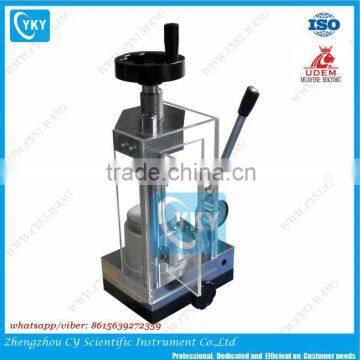 12T Laboratory Hydraulic Press with built in Hydraulic Pump & Safety Cover - CYJ-12