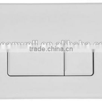 ABS white toilet push button for concealed in wall cistern made in Xiamen China