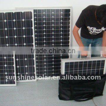 New design 50W portable solar panel