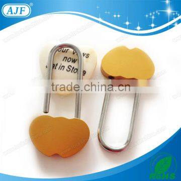 AJF New Arrival Orange Aluminium Color Padlock for Valentine Souvenir Gifts photo-2