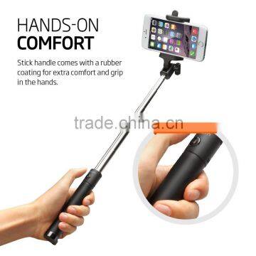 Wholesale Extendable Camera Tripod Handheld Colorful Wireless Monopod Bluetooth Selfie Stick With Bluetooth Shutter Button photo-6
