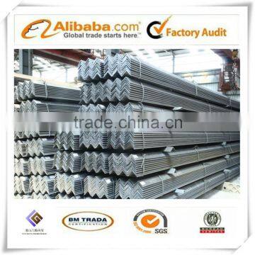 high quality steel angle bars SS400 sizes weight from Tangshan China