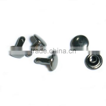 Wholesale nickel free 6mm metal double rivet for shoes                        
                                                Quality Choice