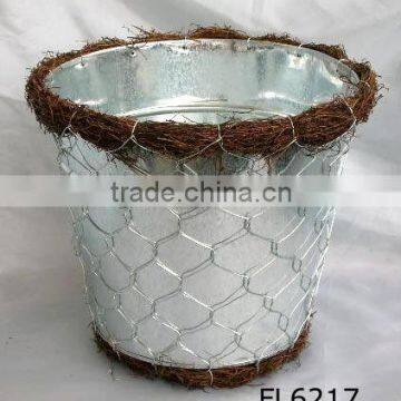 Zinc Flower Pot