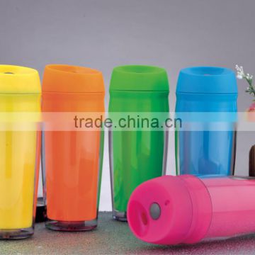 DOUBLE WALL PLASTIC COFFICE MUG