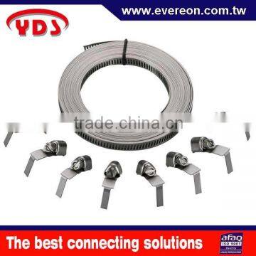 Stainless endless hose clamp flexible band large hose clamps