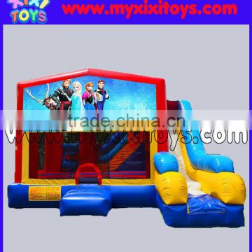 America standard 4 in 1 inflatable bouncer slide combos with character banners