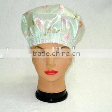 satin bath shower cap single layer SSC-2