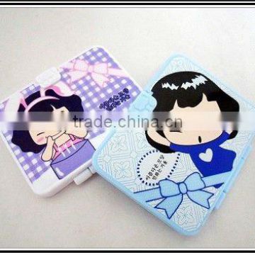 CARTOON MIRROR , comb and mirror