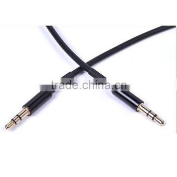 Premium Gold Plated 3.5MM Stereo AUX Cable With Metal Spring Prevents Breaks