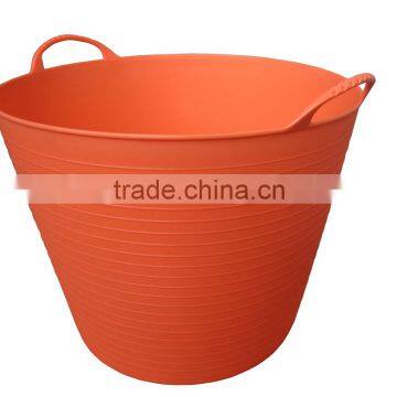 Super Medium PE plastic laundry bucket&basket