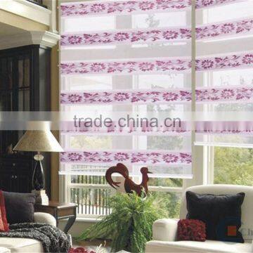 Wholesale fabric zebra blinds with metal roller blind bracket