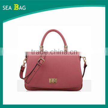 2016 alibaba china Lady crossbody bag satchels bag For leather Handle