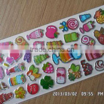 Safe&Non-toxic custom shape laser paper sticker/removable pvc paper sticker