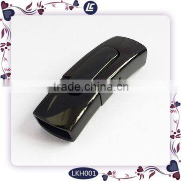 C-shaped Stainless Steel Clasps for Leather Bracelets Closure