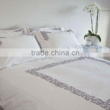 hand embroidery bedding set