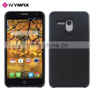 Bulk buy from china anti dust armor case hard plastic combo case for Alcatel fierce XL