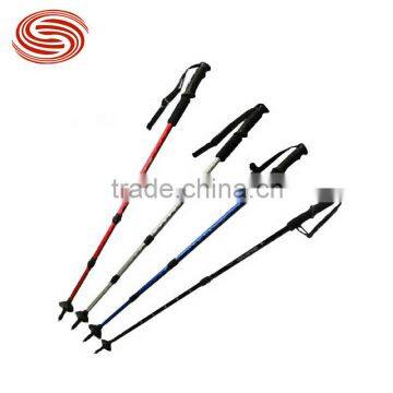 STANDARD SHIPPING COST 135CM Length Alpenstock The Alpenstock with Rubber Handle Walking Stick Ultralight Aluminum Alloy Cane