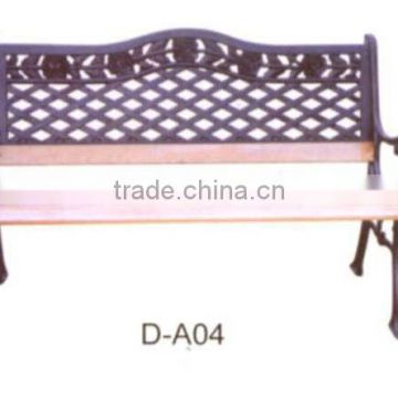 Patio Classic Wooden and Cast Iron Garden Bench